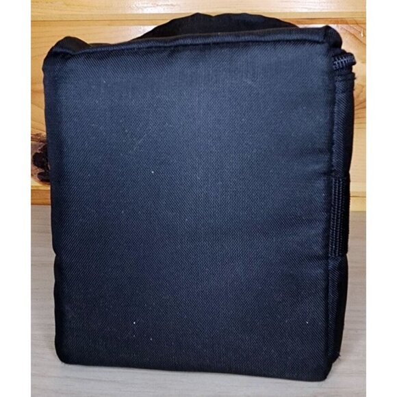 Vintage GEMINI 12 CD Carrying Case Black Nylon Strap Storage Logic 1993 Made USA - Picture 7 of 15